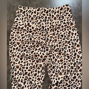 Ryderwear Leopard Print High-Waist Leggings - Black, Brown, Cream